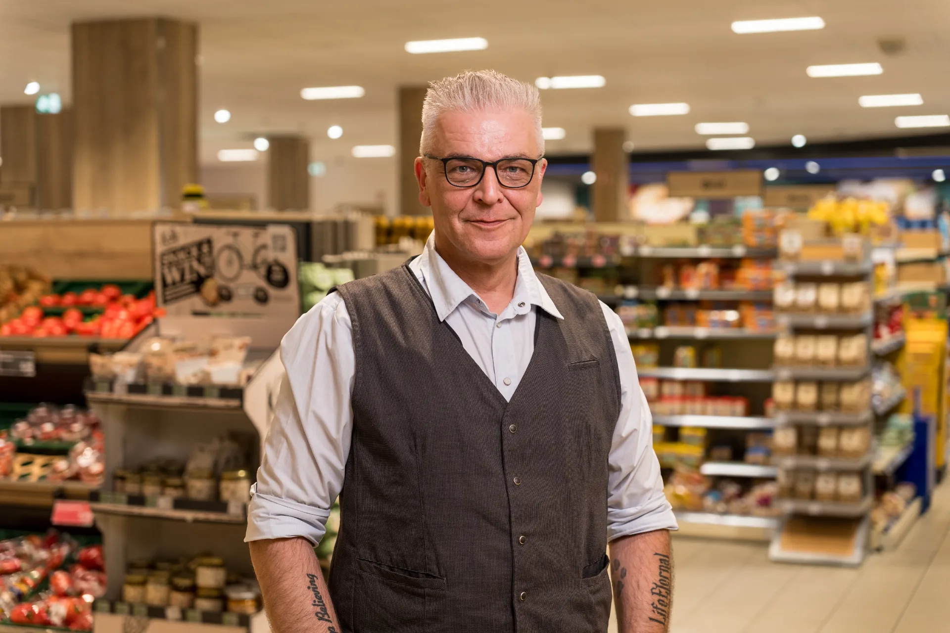 Mitarbeiter aus der Marktleitung im EDEKA Wessel Bad Bevensen